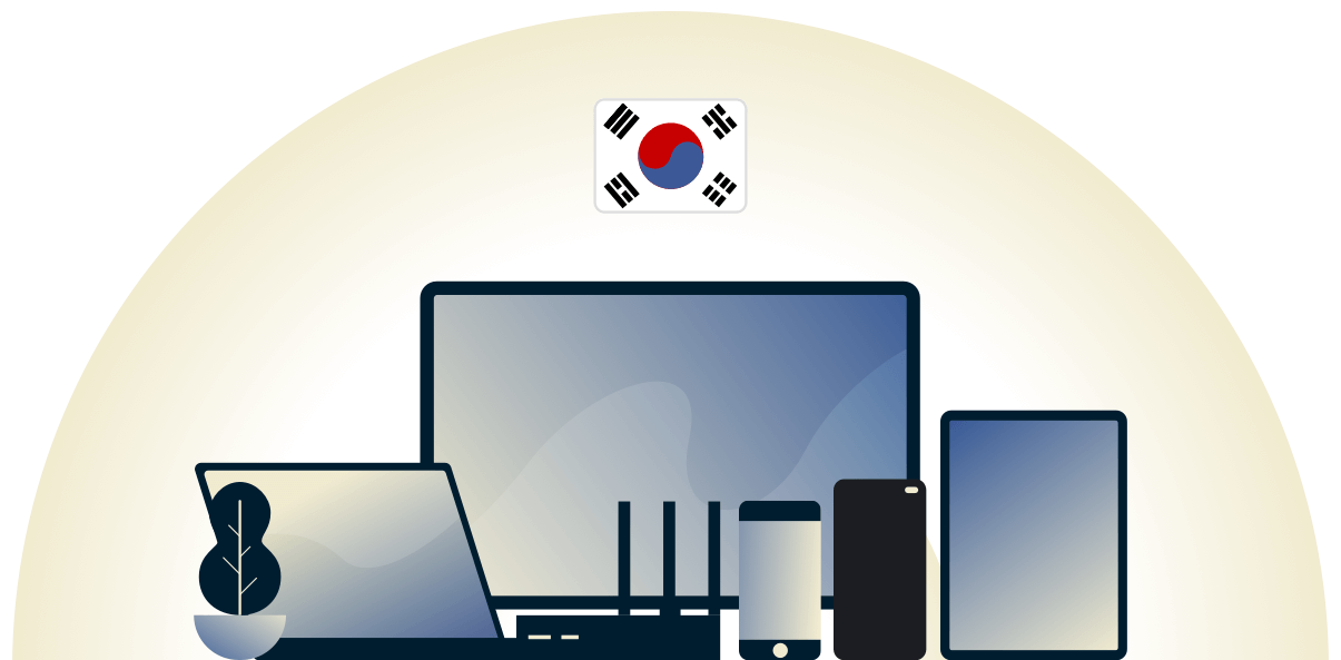 다양한 기기를 보호하는 대한민국 VPN